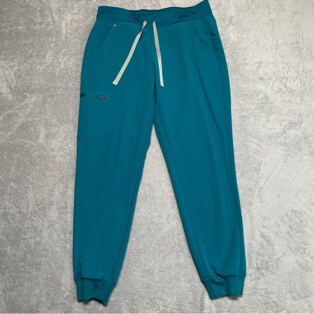 Figs Medium Pacific Blue Zamora Scrub Joggers